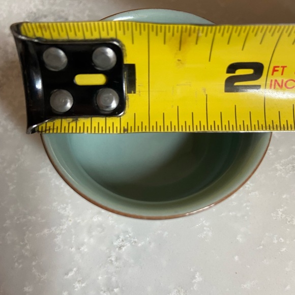 Vintage Miniature tiny bowl chrysanthemum Chinese mark - Picture 4 of 5